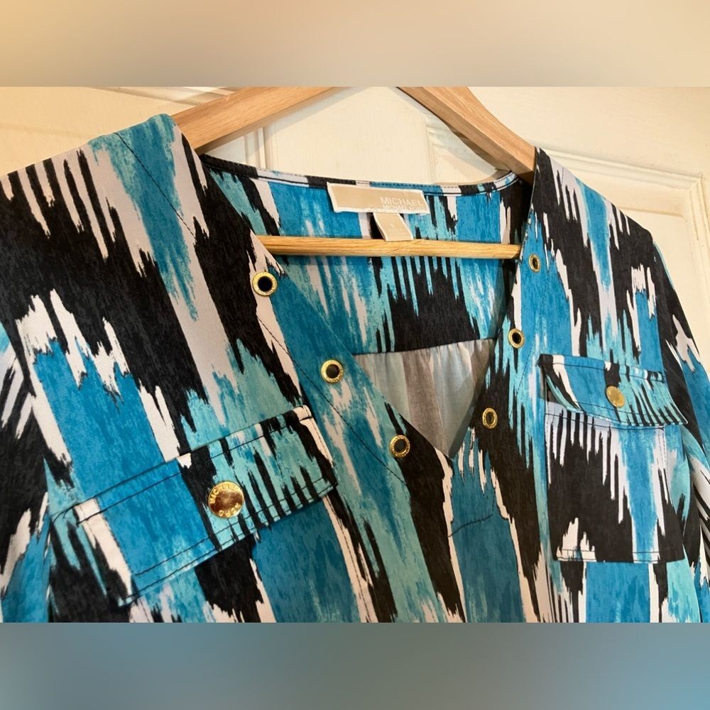 Michael Kors dress, long sleeve, detail at neck, excellent condition, small - Picture 4 of 4